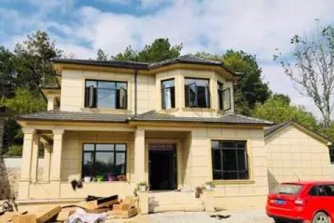 農(nóng)村自建房，使用真石漆還是瓷磚，老師傅：比較下明白